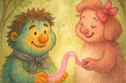 от приказката Чудовището и панделката на страха